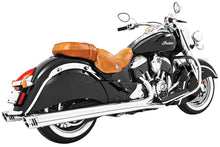 Load image into Gallery viewer, Racing Slip Ons 4" Chrome W/Chrome Tip Indian