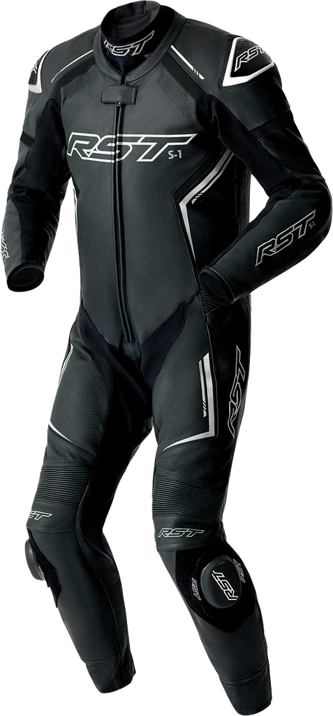 S1 D3o Suit Blk/Whi Leather Md