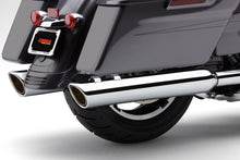 Load image into Gallery viewer, 909 Twins 4" Slip Ons Chrome Flh/Flt 17 25