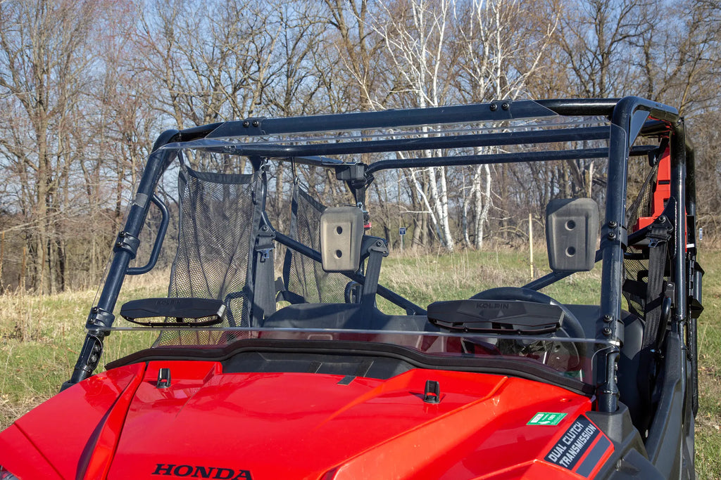 Poly Front Windshield Full Fixed Vented Hon