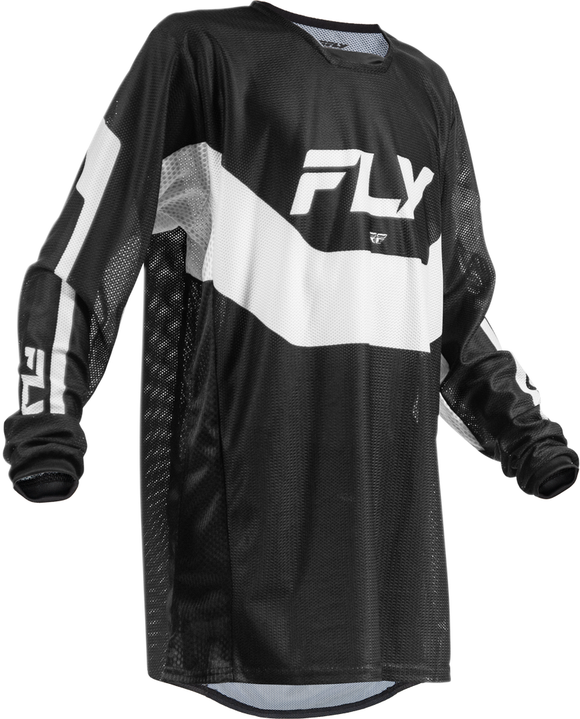 Yth Kinetic Mesh Jersey Black/White Yxl