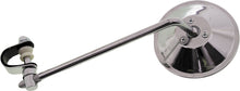 Load image into Gallery viewer, Round Clamp On Mirror Silver 4"