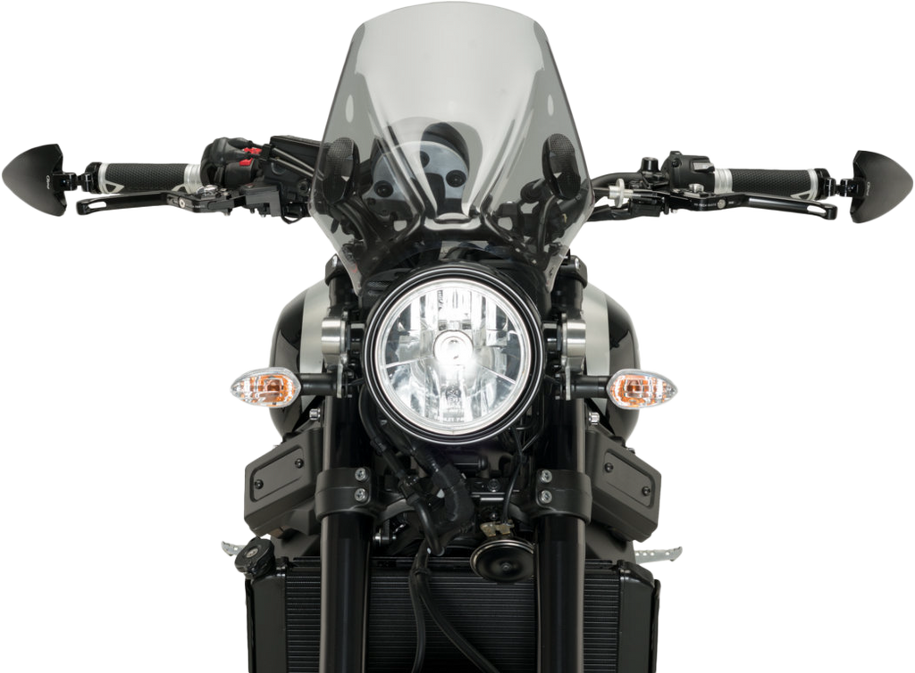 Handlebar End Folding Mirror Left Black