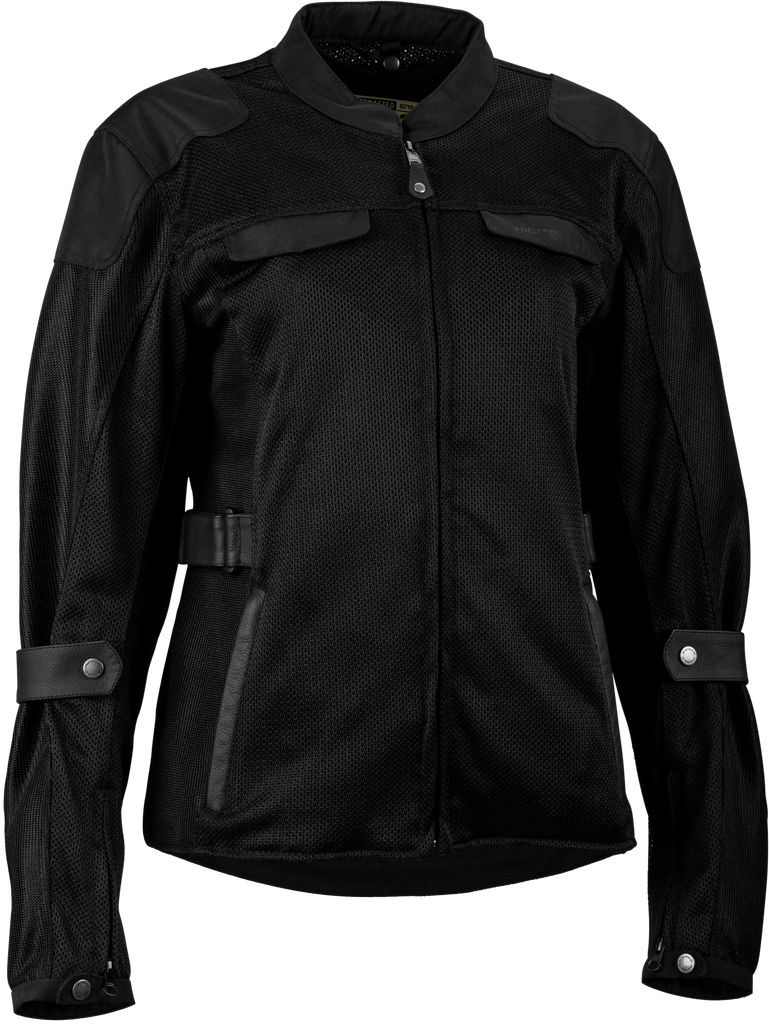Women's Aira Mesh Jacket Black Lg