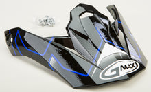 Load image into Gallery viewer, Visor W/Screws Step Mx 86 Black/Blue