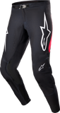 alpine star Supertech Ward Pants Black/Red Berry Sz 30 482-241030