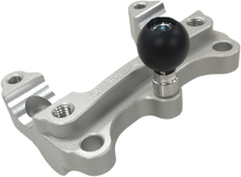 Load image into Gallery viewer, Handlebar Risers Tour W/Ram Ball Silver Tri