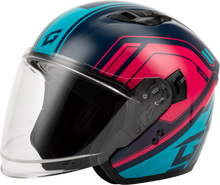 Load image into Gallery viewer, Of 87 Duke Helmet W/Led Light Blue/Red Sm