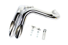 Load image into Gallery viewer, LAF Straight Down Drag Pipe Set Chrome