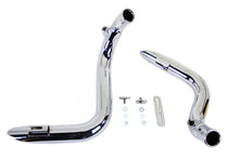 Load image into Gallery viewer, LAF Straight Down Drag Pipe Set Chrome