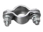 Chrome 1 inch Frame Exhaust Clamp