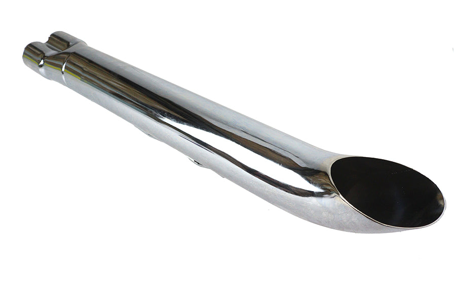 2:1 24 inch Collector Turn Out Muffler Chrome