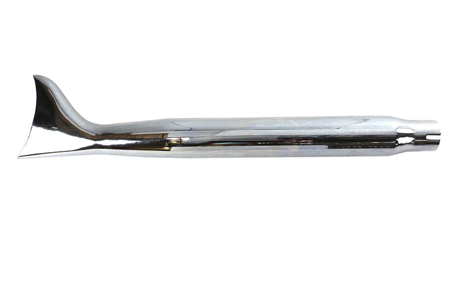 Chrome Tapered Fishtail Muffler 27 inch