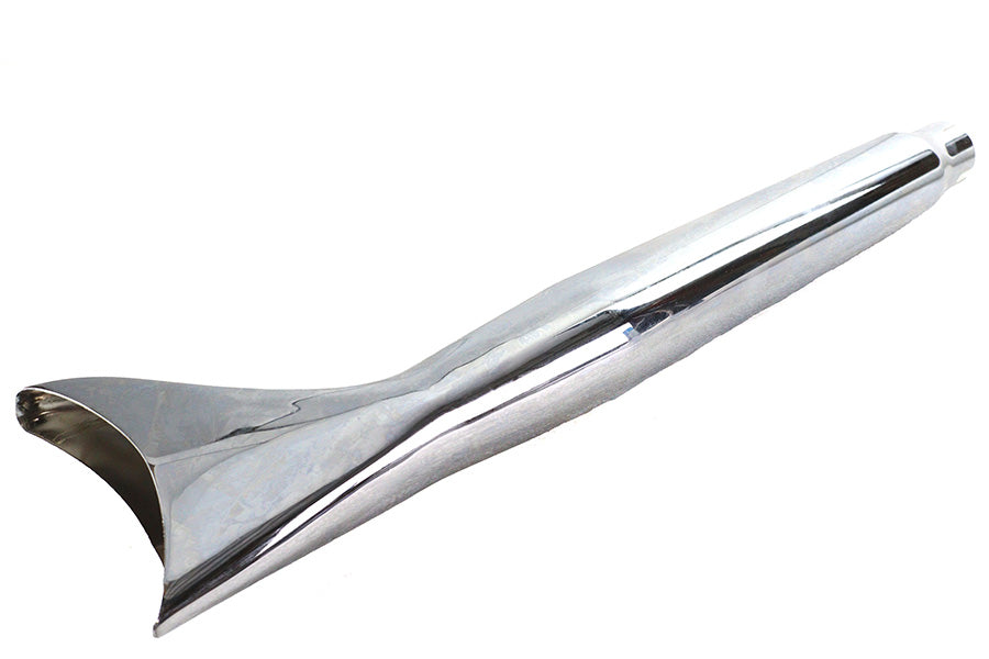 Chrome Tapered Fishtail Muffler 27 inch
