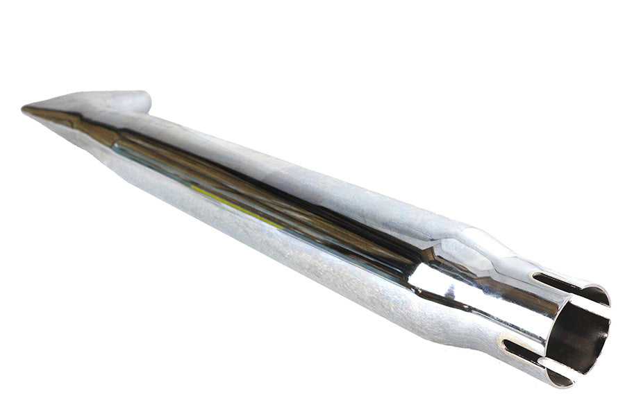 Chrome Tapered Fishtail Muffler 27 inch