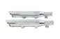 Wyatt Gatling Down Slash Slip-On Muffler Set Chrome