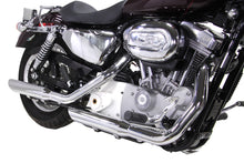 Load image into Gallery viewer, Wyatt Gatling Down Slash Slip-On Muffler Set Chrome