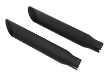 Load image into Gallery viewer, Wyatt Gatling Black Slash Slip-On Muffler Set