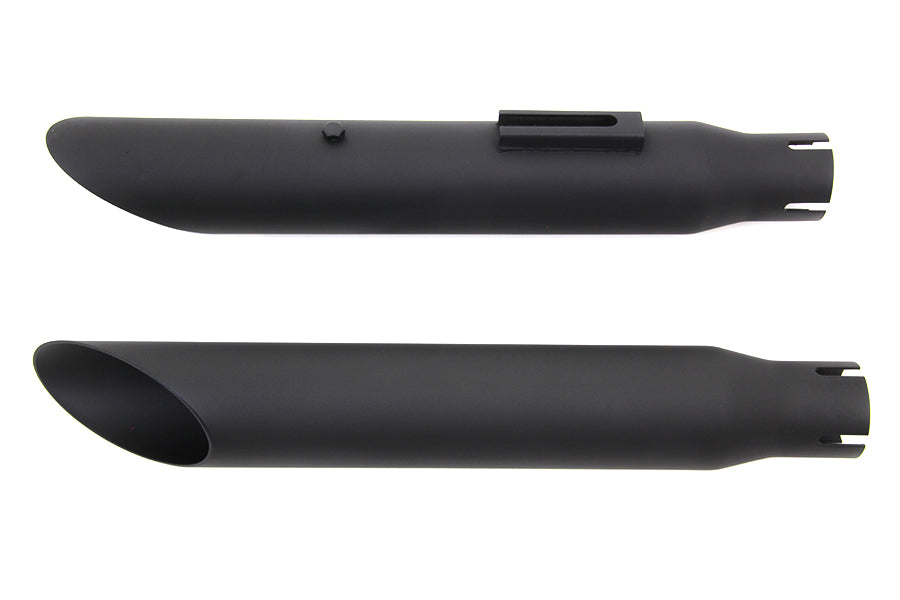 Wyatt Gatling Black Slash Slip-On Muffler Set