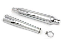Load image into Gallery viewer, Chrome Muffler With Megaphone Tip