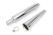 Load image into Gallery viewer, Chrome Muffler With Megaphone Tip