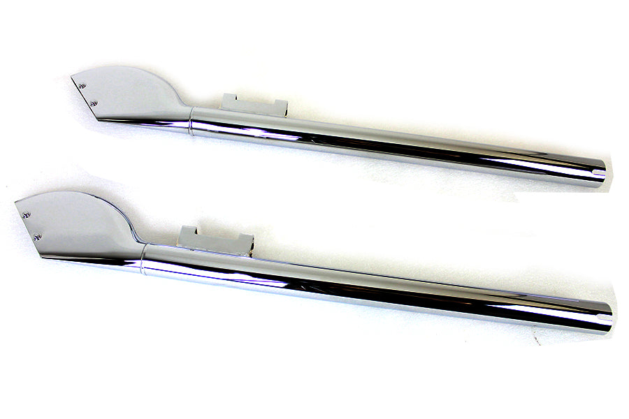 Batique Style Exhaust Tube Set Chrome