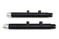 2-1/4 inch Diameter Black Straight Muffler Set