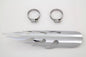Chrome Flame Heat Shield