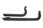 Wyatt Gatling Exhaust Drag Pipe Set Slash Cut Black