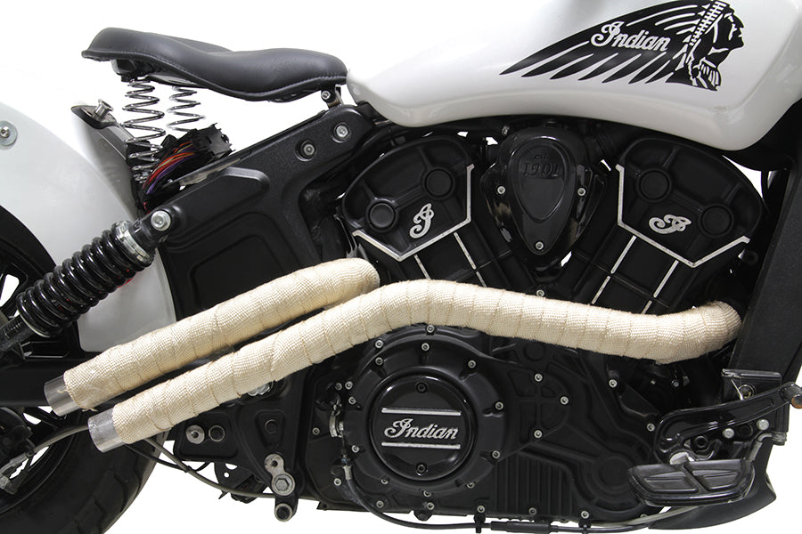 Indian Scout Drag Pipe Set Black