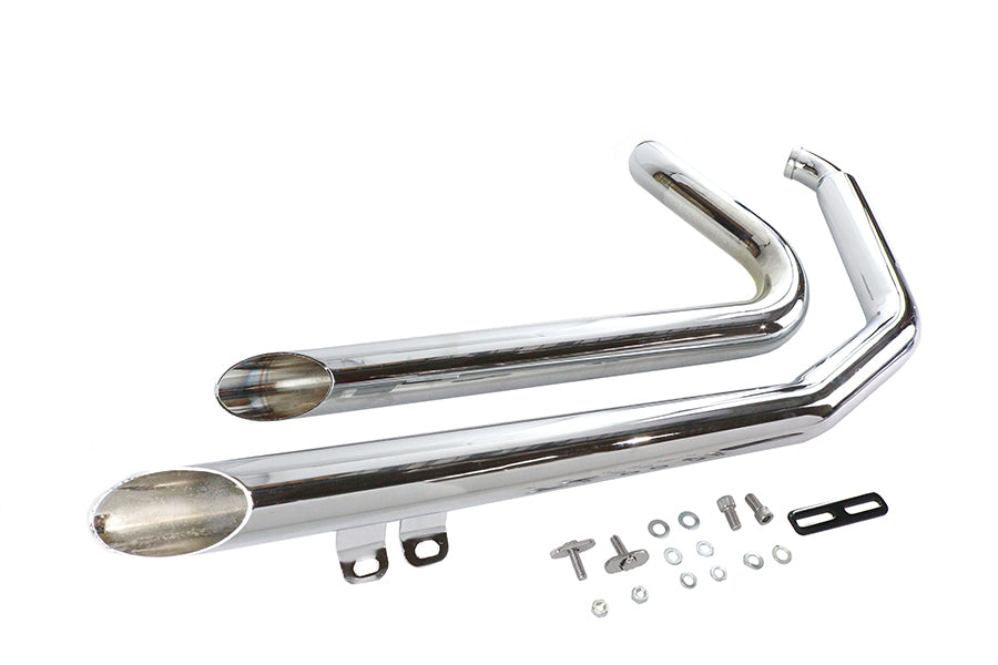 Wyatt Gatling Exhaust Drag Pipe Set Down Slash Shorty