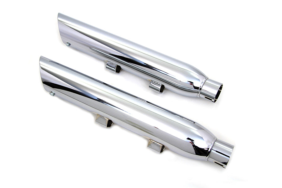 Wyatt Gatling Chrome Slash Muffler Set