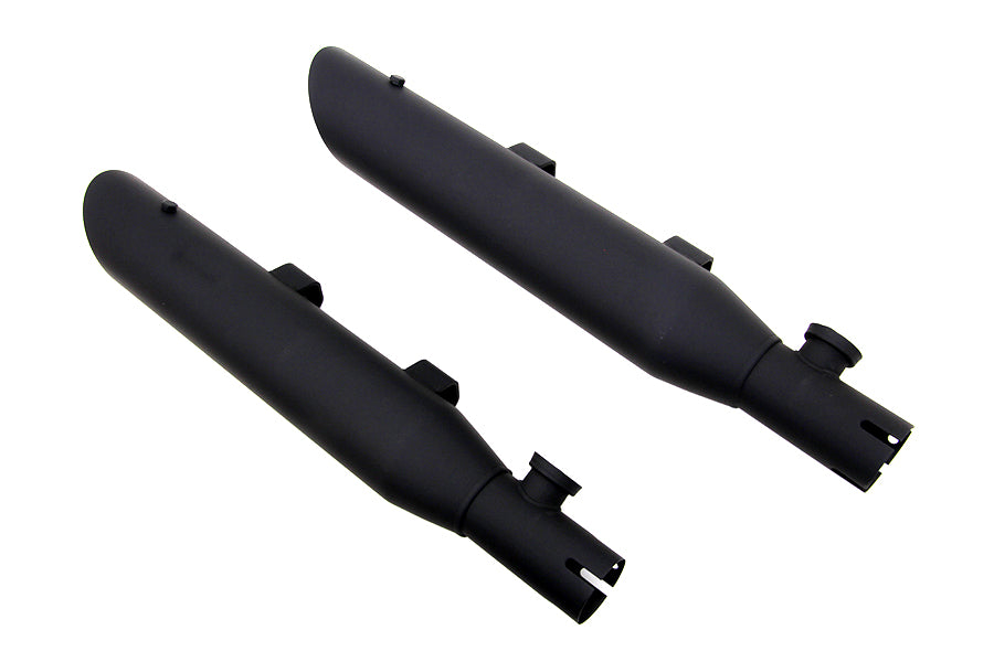 Wyatt Gatling Side Slash Slip-On Muffler Set Black