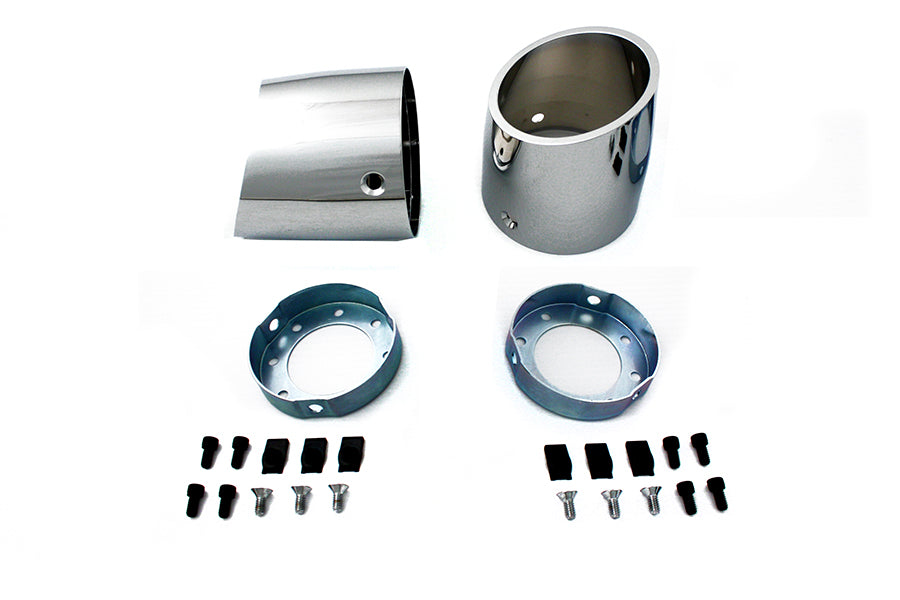 Slash Style Tips for 4 inch Mufflers