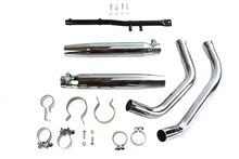 Load image into Gallery viewer, Tapered Muffler Exhaust Kit Chrome