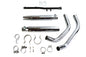 Tapered Muffler Exhaust Kit Chrome