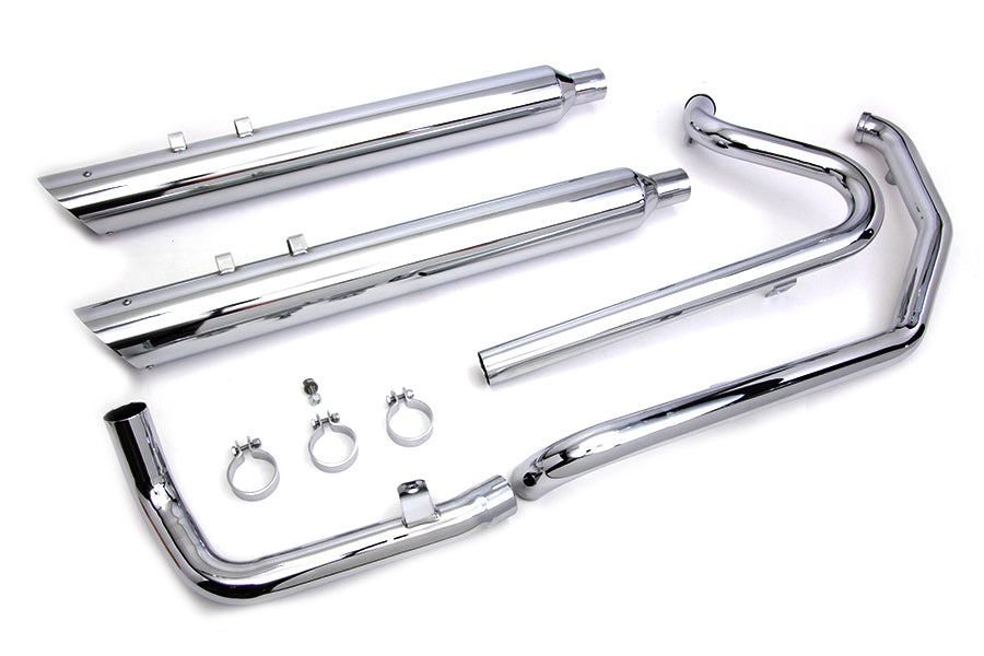 Touring Crossover Exhaust Header System Chrome