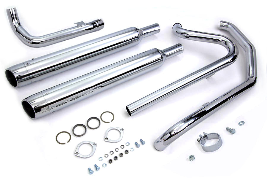Touring Crossover Exhaust Header System Chrome