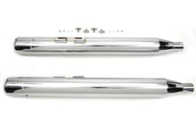 Load image into Gallery viewer, Wyatt Gatling Muffler Set With Chrome Hollow Point End Tips