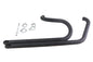 Side By Side Drag Pipe Set Black