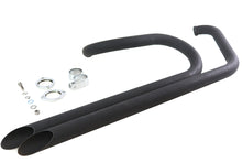 Load image into Gallery viewer, Side By Side Drag Pipe Set Black