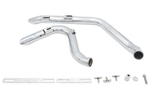 Load image into Gallery viewer, Stacked Short Goose Style Drag Pipe Set Chrome