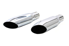 Load image into Gallery viewer, Chrome Mini Exhaust Tip Set