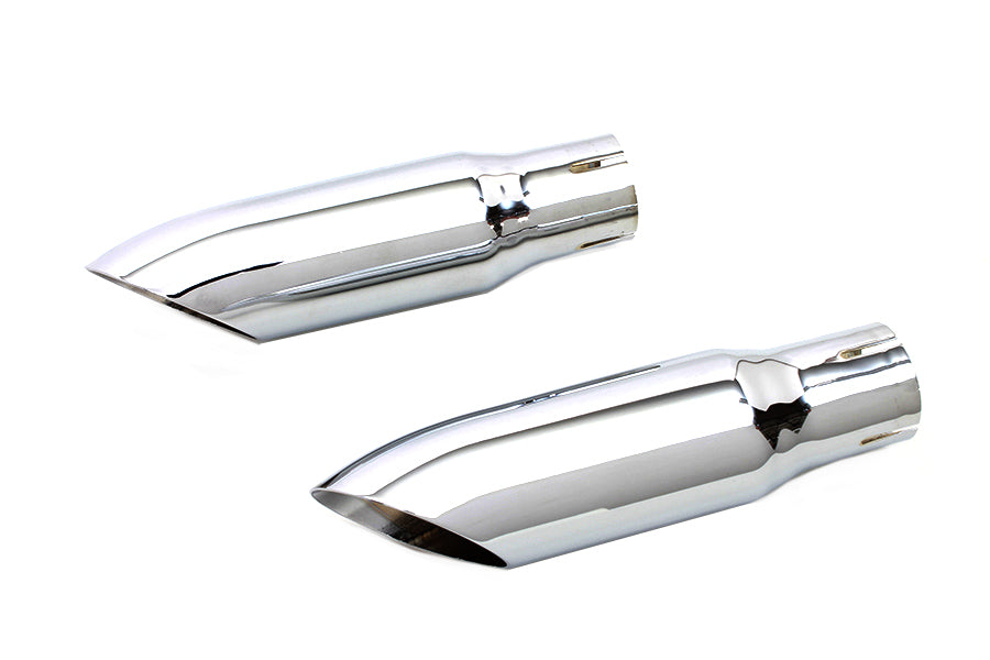 Chrome Mini Exhaust Tip Set