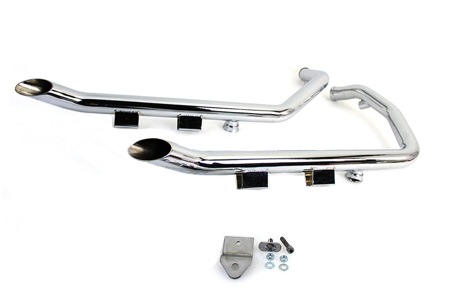 Wyatt Gatling Exhaust Drag Pipe Set Goose Style Ends