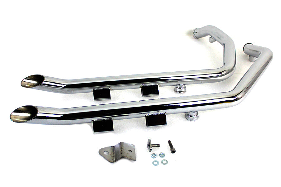 Wyatt Gatling Exhaust Drag Pipe Set Goose Style Ends