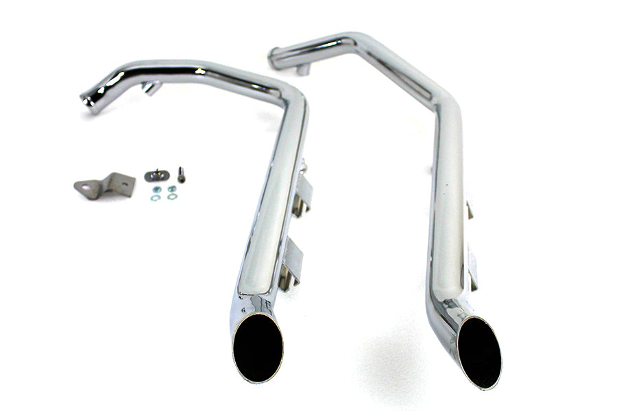Wyatt Gatling Exhaust Drag Pipe Set Goose Style Ends