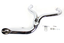Load image into Gallery viewer, FXD 2:1 Lake Side Pipe Exhaust Chrome