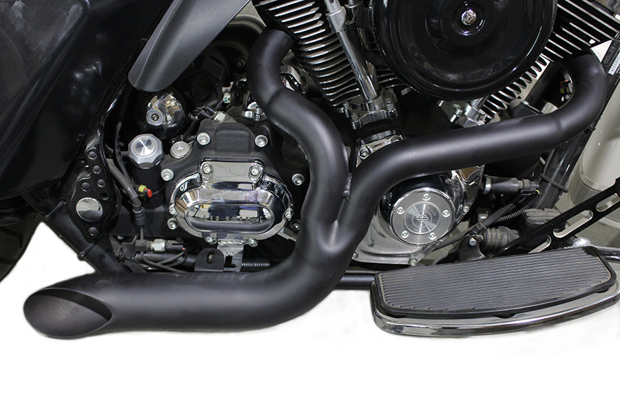 FXD 2:1 Lake Side Pipe Exhaust Black