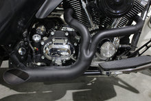 Load image into Gallery viewer, FXD 2:1 Lake Side Pipe Exhaust Black